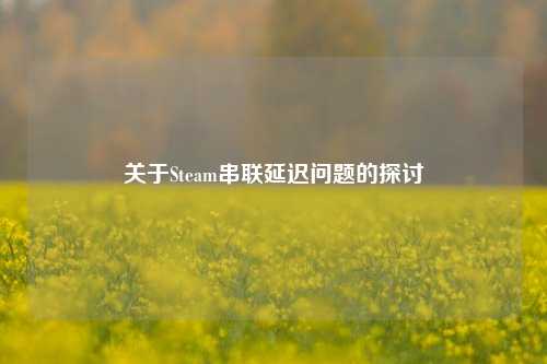关于Steam串联延迟问题的探讨
