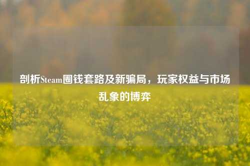 剖析Steam圈钱套路及新骗局，玩家权益与市场乱象的博弈