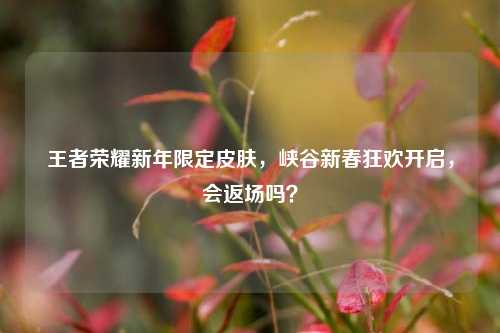 王者荣耀新年限定皮肤，峡谷新春狂欢开启，会返场吗？