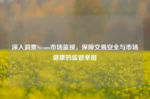 深入洞察Steam市场监视，保障交易安全与市场健康的监管举措