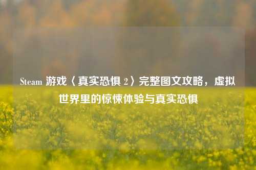 Steam 游戏〈真实恐惧 2〉完整图文攻略，虚拟世界里的惊悚体验与真实恐惧