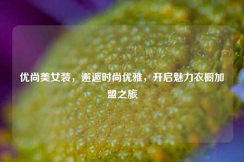 优尚美女装，邂逅时尚优雅，开启魅力衣橱加盟之旅