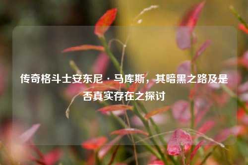 传奇格斗士安东尼·马库斯，其暗黑之路及是否真实存在之探讨