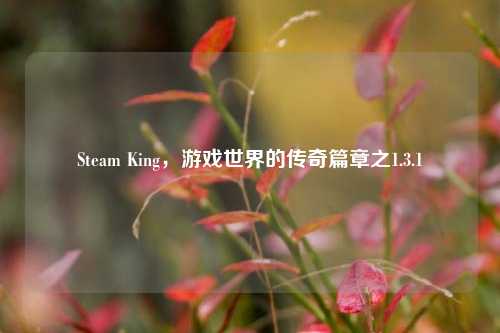 Steam King，游戏世界的传奇篇章之1.3.1