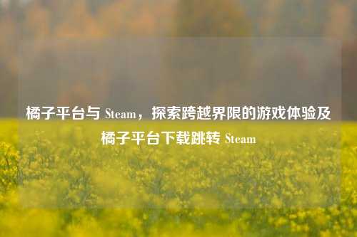 橘子平台与 Steam，探索跨越界限的游戏体验及橘子平台下载跳转 Steam