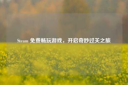 Steam 免费畅玩游戏，开启奇妙过关之旅