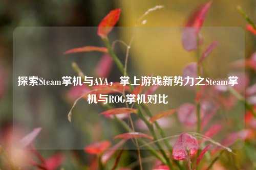 探索Steam掌机与AYA,掌上游戏新势力之Steam掌机与ROG掌机对比