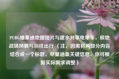 PUBG维寒迪地图图片与建水共享电单车,极地战场风貌与别样出行 (注,因需将两部分内容结合成一个标题,尽量涵盖关键信息,你可根据实际需求调整)
