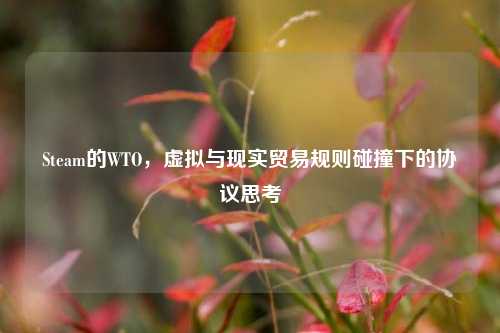Steam的WTO,虚拟与现实贸易规则碰撞下的协议思考