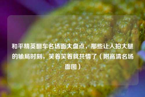 和平精英翻车名场面大盘点，那些让人拍大腿的输局时刻，笑着笑着就共情了（附高清名场面图）