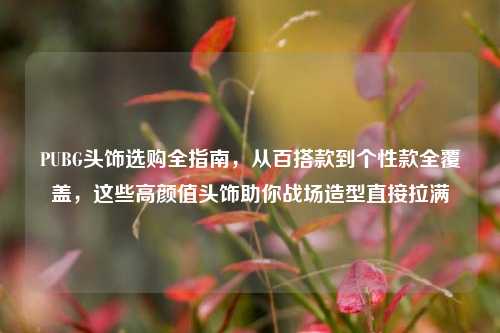 PUBG头饰选购全指南，从百搭款到个性款全覆盖，这些高颜值头饰助你战场造型直接拉满
