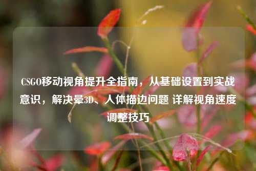 CSGO移动视角提升全指南,从基础设置到实战意识,解决晕3D、人体描边问题 详解视角速度调整技巧