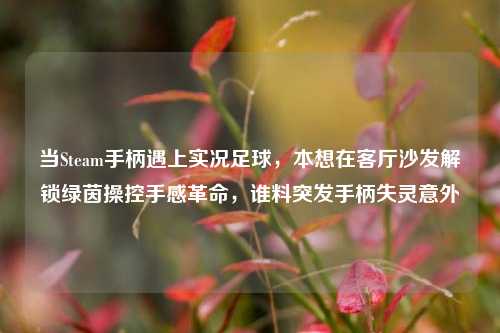 当Steam手柄遇上实况足球,本想在客厅沙发解锁绿茵操控手感革命,谁料突发手柄失灵意外
