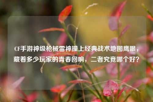CF手游神级枪械雷神撞上经典战术地图鹰眼,藏着多少玩家的青春回响,二者究竟哪个好?