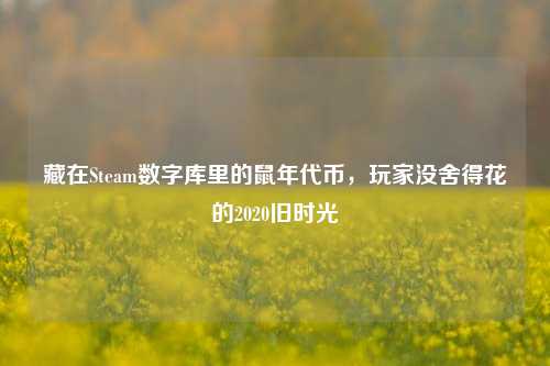 藏在Steam数字库里的鼠年代币,玩家没舍得花的2020旧时光
