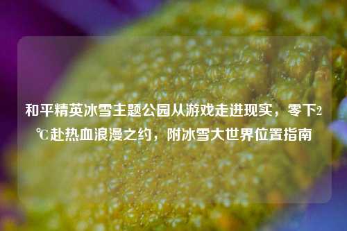 和平精英冰雪主题公园从游戏走进现实,零下2℃赴热血浪漫之约,附冰雪大世界位置指南