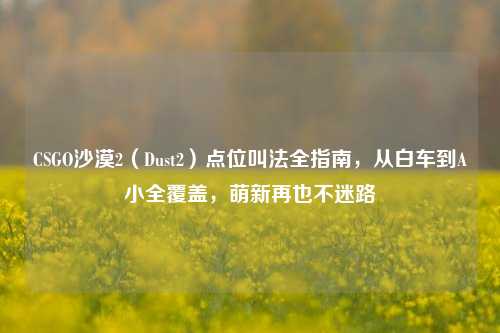 CSGO沙漠2(Dust2)点位叫法全指南,从白车到A小全覆盖,萌新再也不迷路