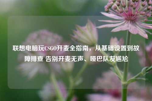联想电脑玩CSGO开麦全指南，从基础设置到故障排查 告别开麦无声、哑巴队友尴尬