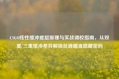 CSGO线性缓冲底层原理与实战调校指南，从双重/三重缓冲差异解锁丝滑瞄准隐藏密码