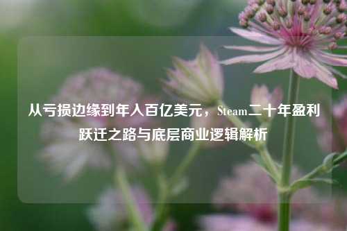 从亏损边缘到年入百亿美元，Steam二十年盈利跃迁之路与底层商业逻辑解析