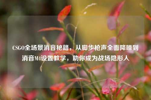 CSGO全场景消音秘籍，从脚步枪声全面降噪到消音M4设置教学，助你成为战场隐形人