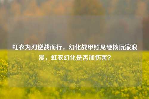 虹衣为刃逆战而行,幻化战甲照见硬核玩家浪漫,虹衣幻化是否加伤害?