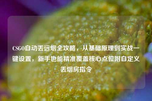 CSGO自动丢远烟全攻略，从基础原理到实战一键设置，新手也能精准覆盖核心点位附自定义丢烟房指令