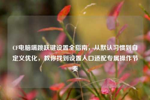 CF电脑端跳跃键设置全指南，从默认习惯到自定义优化，教你找到设置入口适配专属操作节奏